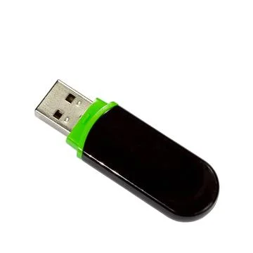 USB flash card isolate 스톡 사진