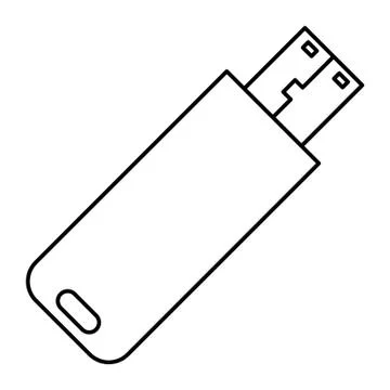 Usb flash disk Stock Illustration
