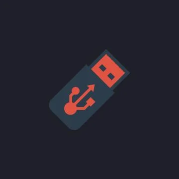 USB flash drive computer symbol Stockillustratie