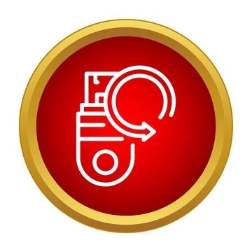 Usb flash drive data recovery icon Stockillustratie