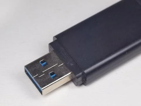 USB flash drive. Data storage device. Stock Photos