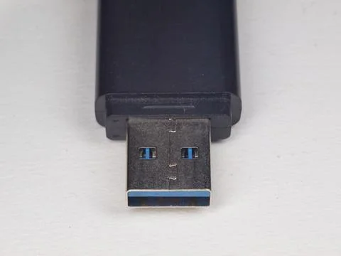 USB flash drive. Data storage device. Stock Photos