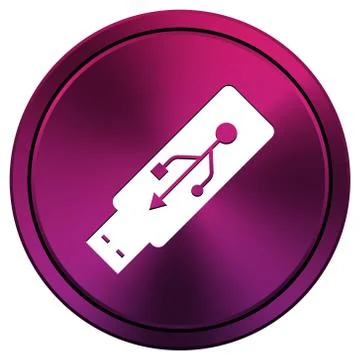 Usb flash drive icon Stock Illustration