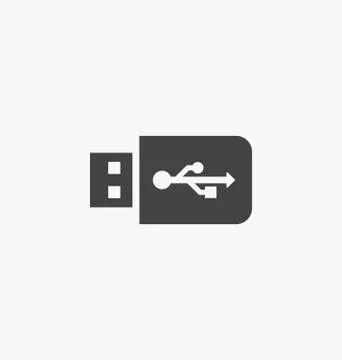 Usb flash drive icon. Stock Illustration