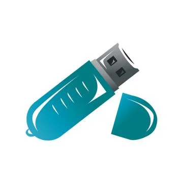 USB flash drive icon Stock Illustration