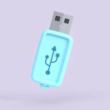 Usb flash drive icon isolated of light background. Concept information transf Stock Illustration