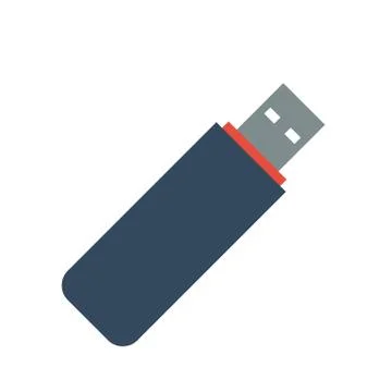 USB flash drive Icon Vector. Stock Illustration