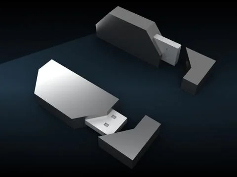 Usb flash drive Stock Illustration