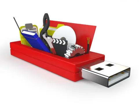 Usb flash drive Stock Illustration