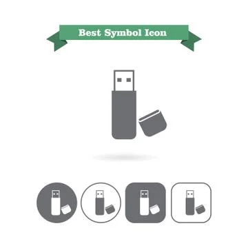 USB flash drive Stock Illustration