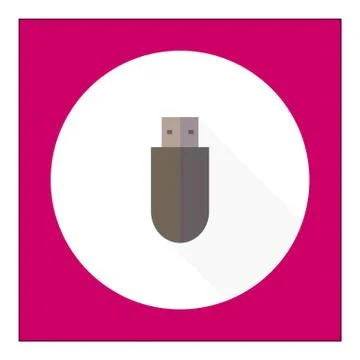 USB flash drive Stock Illustration