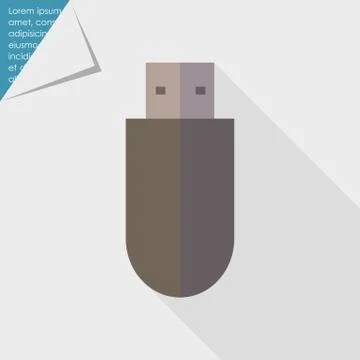 USB flash drive Stock Illustration