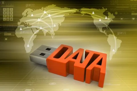 Usb flash drive 스톡 일러스트