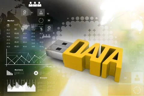 Usb flash drive Stock Illustration