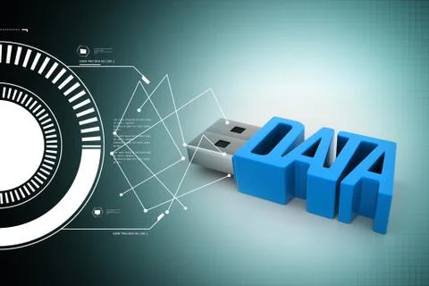 Usb flash drive Stock Illustration