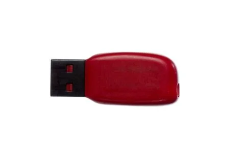 Usb flash drive isolated on white background Stock Photos