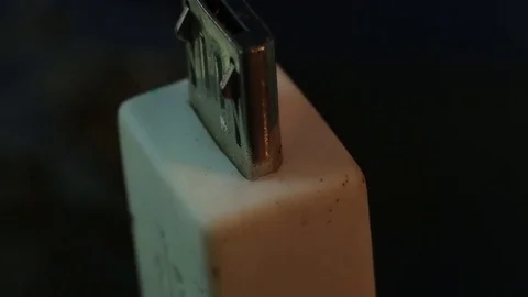 USB Flash Drive Melts Stock Footage 74333521