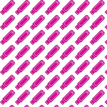 USB Flash drive pattern background Stock Illustration