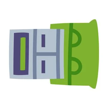 USB Flash Drive as Personal Computer Accessory and Component Vector Illustration 스톡 일러스트