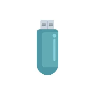 Usb flash drive showing concept of data storage Stock Illustration