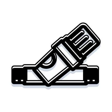 Usb flash drive transmitting data technology イラスト素材