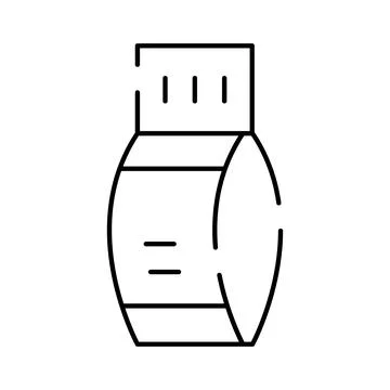 Usb flash drive transmitting digital data technology イラスト素材