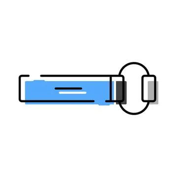 Usb flash drive transmitting digital data transferring Stock Illustration