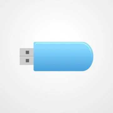 USB flash drive - vector illustration. Stock Illustration