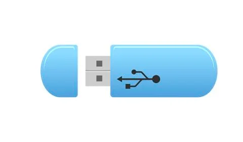 USB flash drive - vector illustration. Stock Illustration