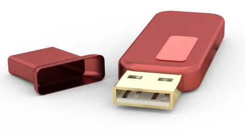 Usb flash memory Illustrazione stock