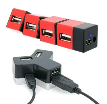 Usb-hub Foto stock