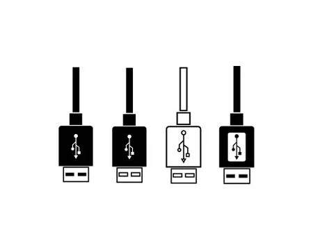 Usb icon vector illustration Stock Illustration