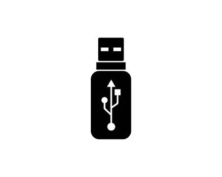 Usb icon vector illustration Illustrazione stock