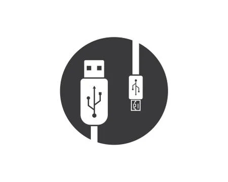 Usb icon vector illustration Stock Illustration