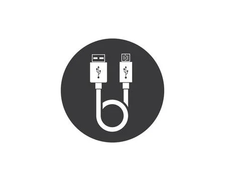 Usb icon vector illustration usb icon vector illustration template Copyrig... Stock Photos