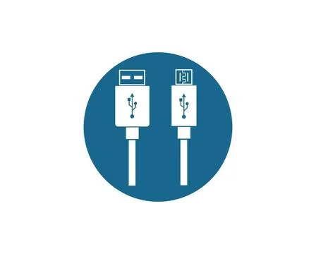 Usb icon vector illustration usb icon vector illustration template Copyrig... Stock Photos