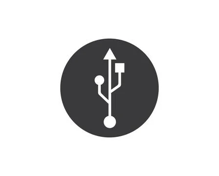Usb icon vector illustration usb icon vector illustration template Copyrig... Stock Photos