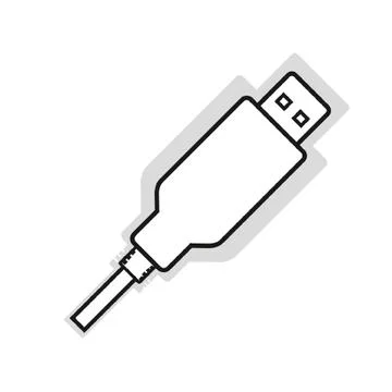 USB Illustrazione stock