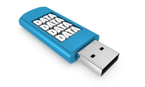 Usb key Illustrazione stock