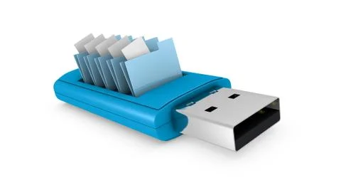 Usb key Illustrazione stock