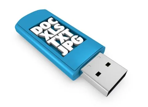Usb key Illustrazione stock