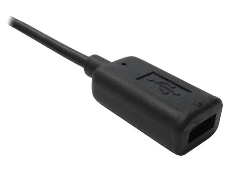 USB Lead with Female Socket Stock Photos