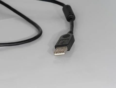 USB male cable Stock Photos