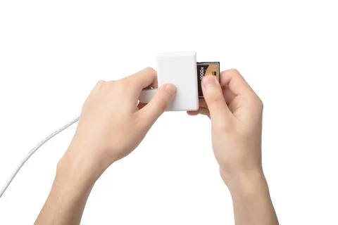 USB Memory Card Reader Stock Photos