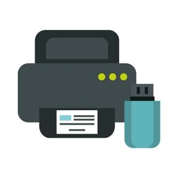 Usb memory flash isolated icon Stock Illustration