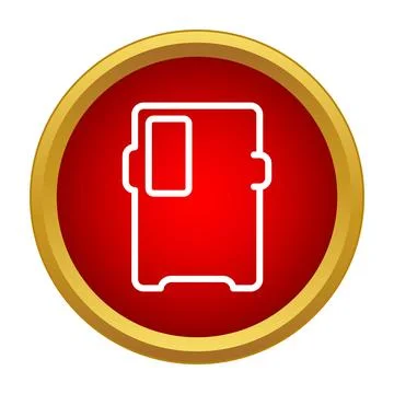 Usb memory stick reader outline icon Stock Illustration