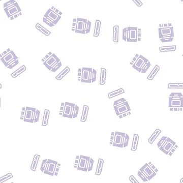 Usb micro b glyph seamless pattern Stock Illustration