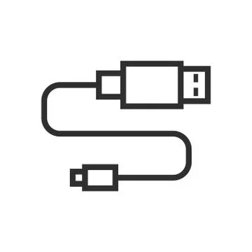 USB to micro USB adapter Illustrazione stock
