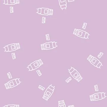 Usb mini b line seamless pattern Stock Illustration