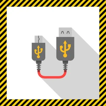 USB to mini USB extender Stock-Illustration